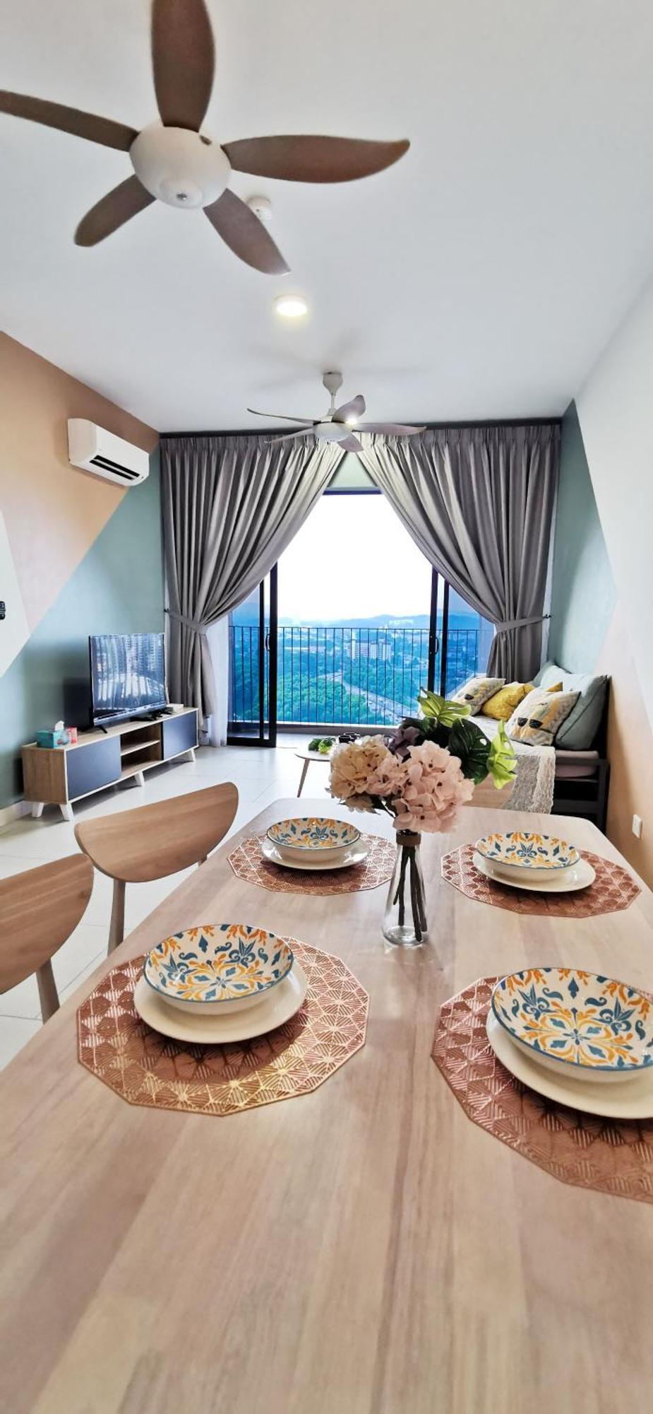 Astetica Pool & Lake View High Floor 100Mbps Wifi Netflix Seri Kembangan Habitación foto